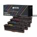 Multipack (4) Toner CMYK (Cyan/Magenta/Gelb/Schwarz) Kompatibel mit Samsung CLP, CLX - Ersetzt CLT-C506L (SU038A)